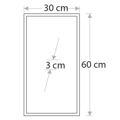 CT5266 30X60 30W BEYAZ LED PANEL SIVA ALTI CATA