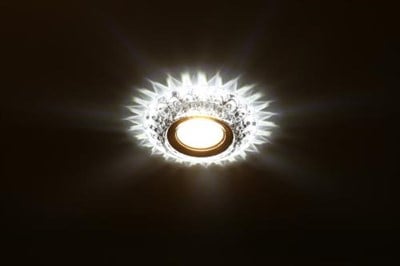 CT6594 SÜMBÜL LED ÇERÇEVELİ KRİSTAL CAM SPOT CATA