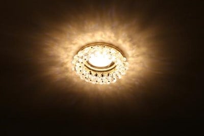 CT6596 PAPATYA KRİSTAL CAM SPOT CATA