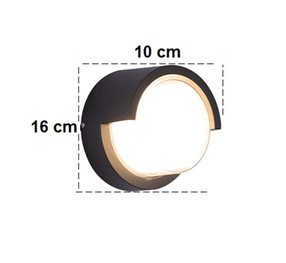 CT7073 12W SARI IŞIK SIVA ÜSTÜ LEDLİ APLİK CATA