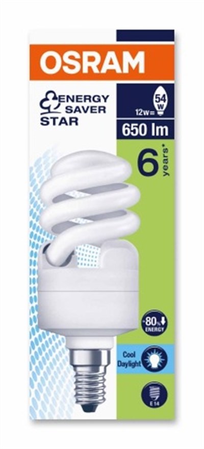 DSTAR MİNİTWİST T2 12W/865 E14 SPİRAL OSRAM