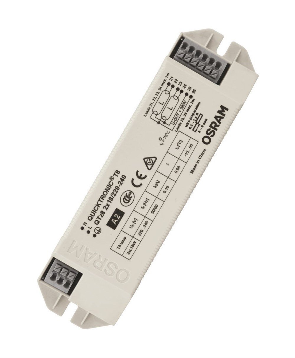 QTZ8 2x18W/220-240 ELEKTRONİK BALAST OSRAM