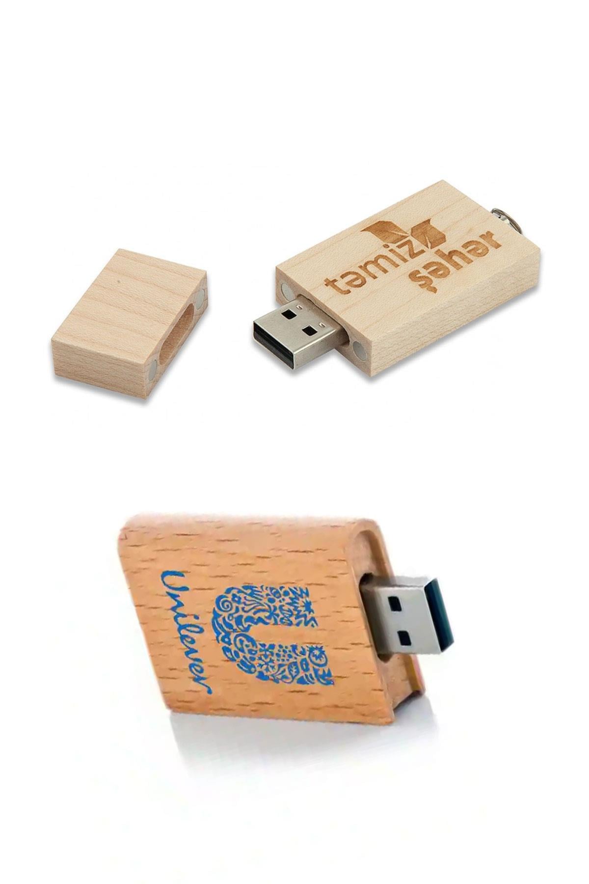 Ahşap USB Bellek Baskı-AUB-TTL