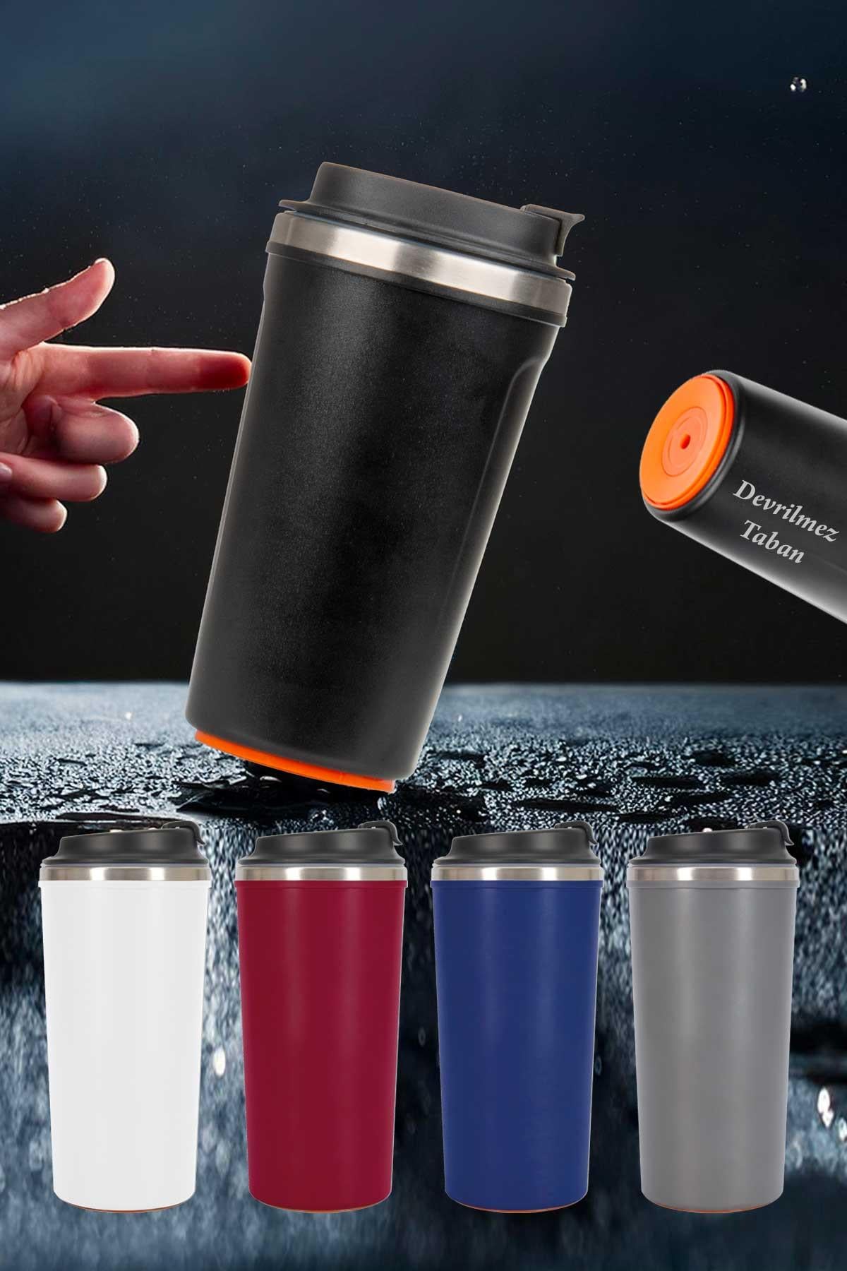 Devrilmez Baskılı Termos Bardak - 500ml-PB2537