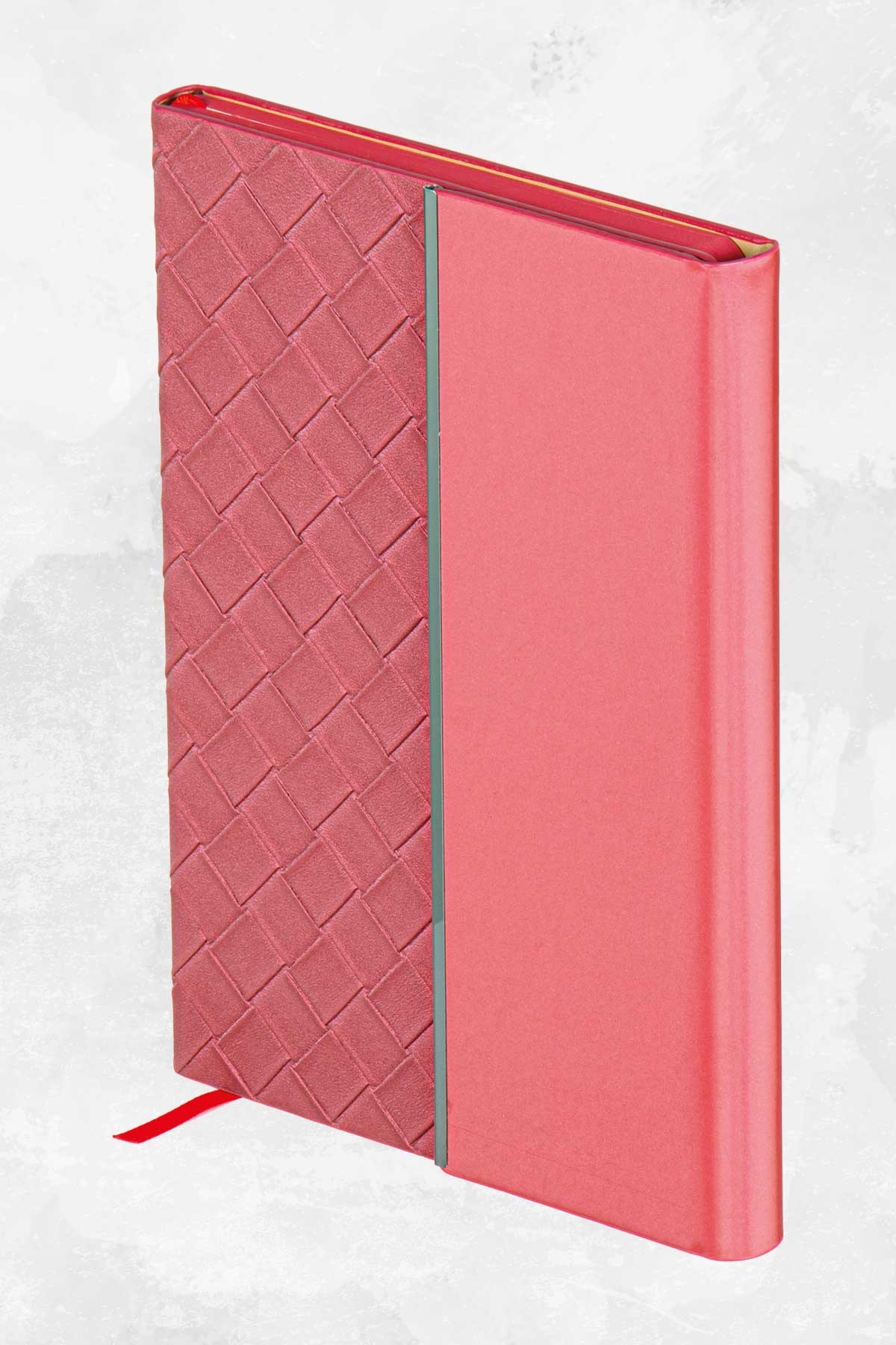Hasır Desen Termo Deri Kapak Defter-PB1305