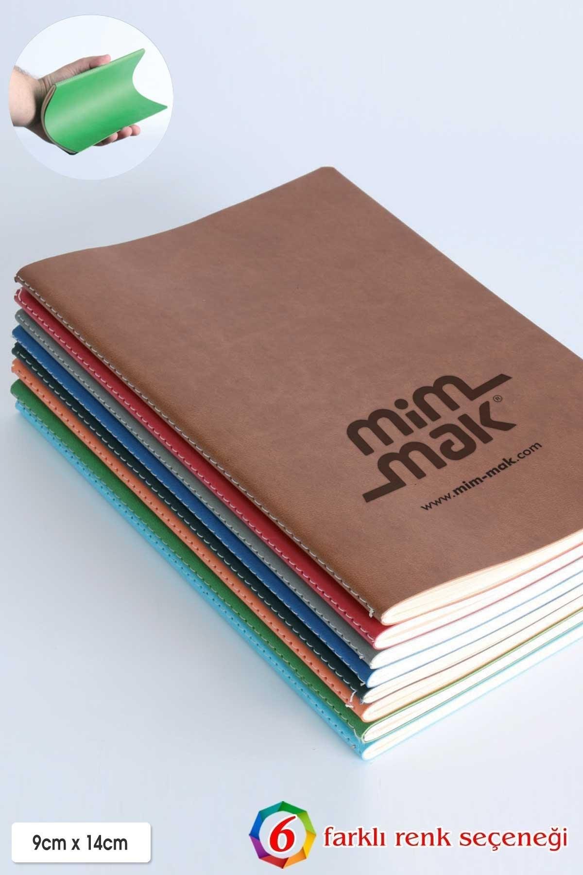 Küçük Boy Dikişli Termo Deri Kapak Defter-PB1301