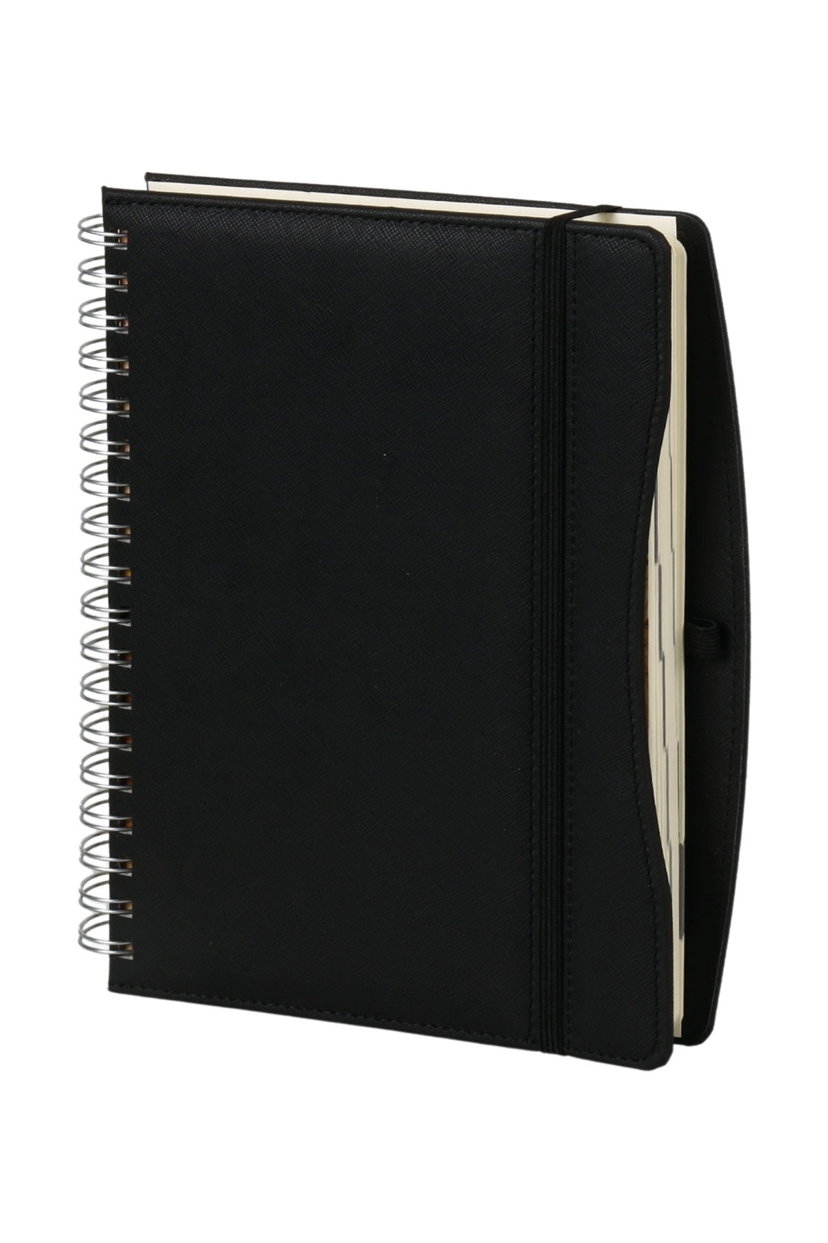 PB1268-Spiralli Termo Deri Günlük Ajanda