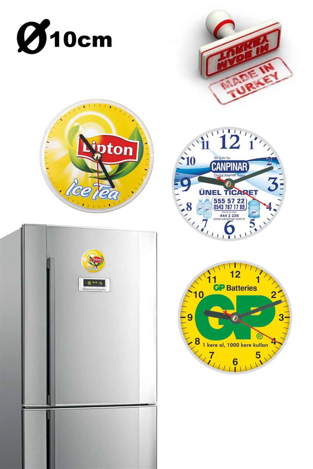 PB2200-Magnetli Buzdolabı Saati