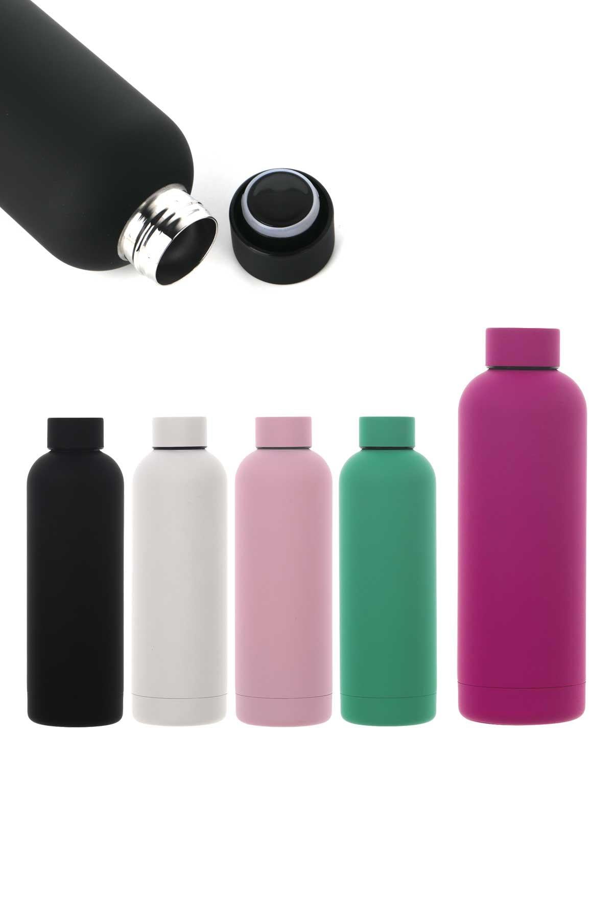 Rubber Gövde Promosyon Baskılı Termos - 500ml-PB2549
