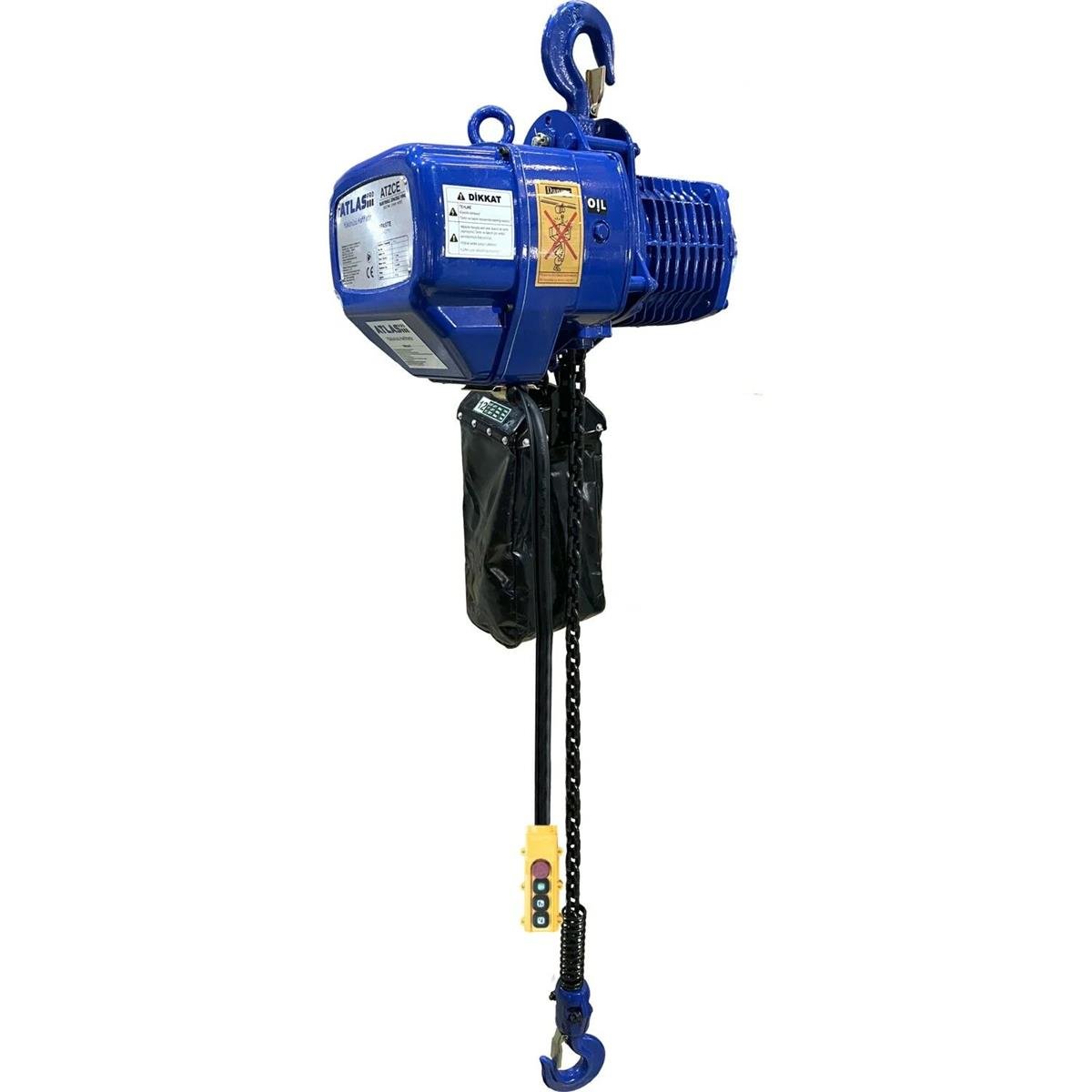 Atlas ATZCE3 3 Ton 6 MT Elektrikli Zincirli Vinç