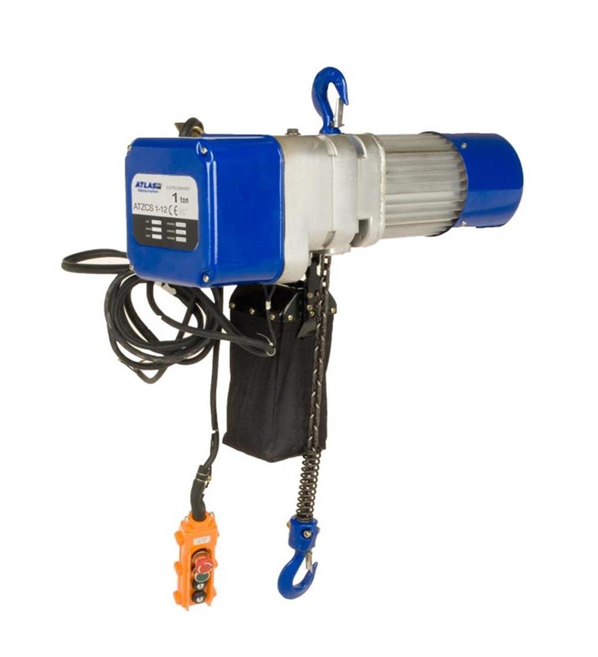 Atlas ATZCS1 1 Ton 6 MT Çift Hızlı Elektrikli Zincirli Vinç