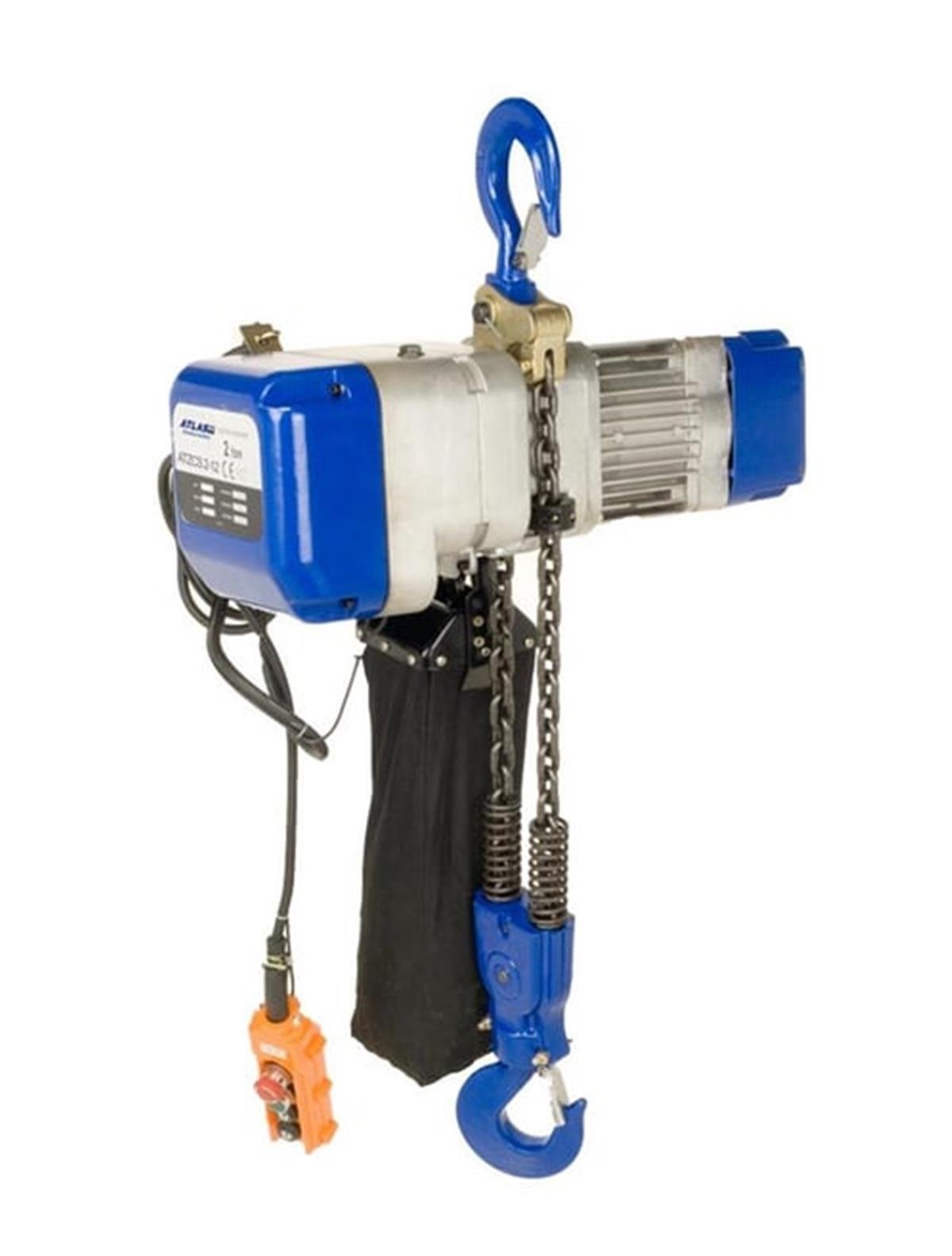 Atlas ATZCS2 2 Ton 6 MT Çift Hızlı Elektrikli Zincirli Vinç