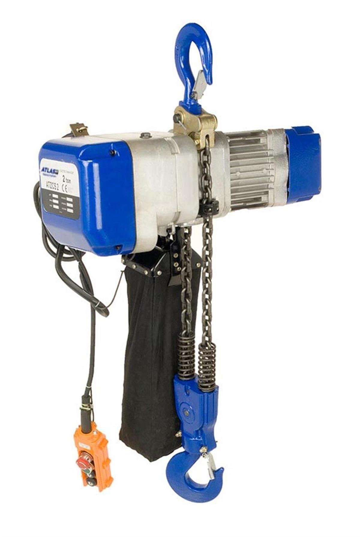 Atlas ATZCS2 2 Ton 6 MT Çift Hızlı Elektrikli Zincirli Vinç