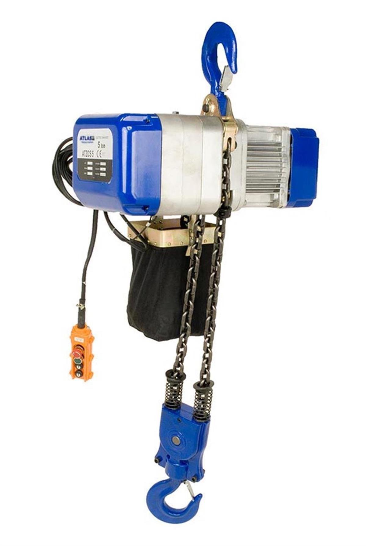 Atlas ATZCS5 5 Ton 6 MT Çift Hızlı Elektrikli Zincirli Vinç