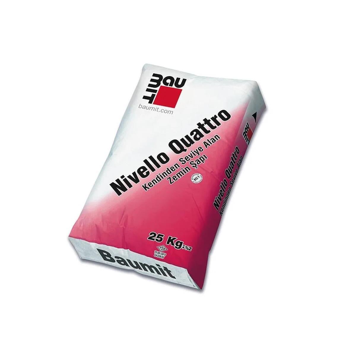 Baumit Nivello Quattro Kendinden Yayılan Şap 25 KG
