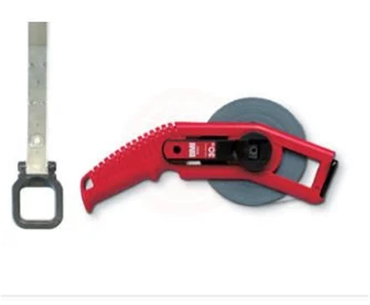 BMI 509314010 Saplı Paslanmaz Çelik Metre 10 MT