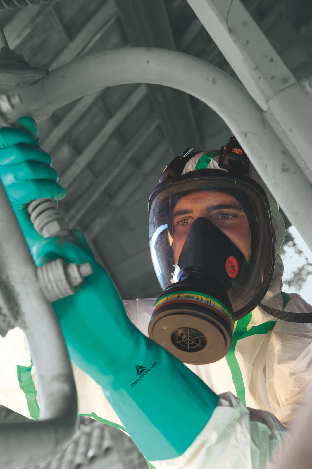 Delta Plus Nitrex VE802 Yeşil Kimyasal Eldiven 10/11 