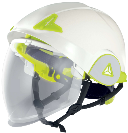 Delta Plus Onyx Vizörlü Çift Katmanlı Elektrikçi ve Dökümcü Bareti  