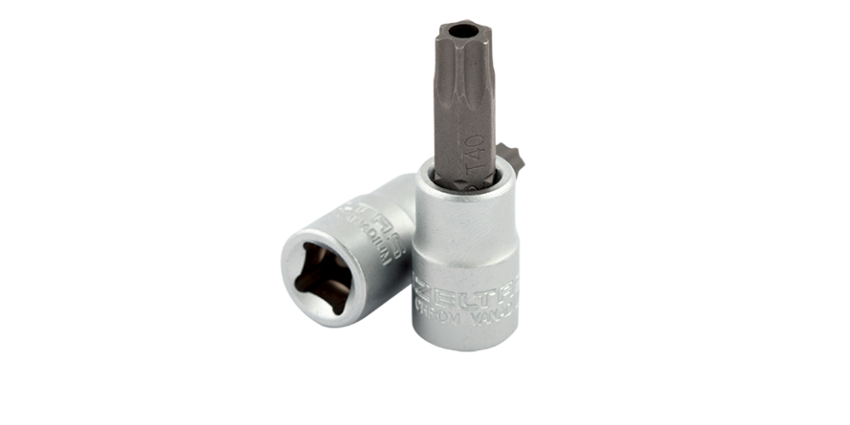 İzeltaş 1/4'' Lokmalı Star Delikli Torx Uç