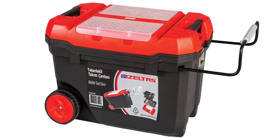 İzeltaş Tekerlekli Plastik Takım Çantası 28''