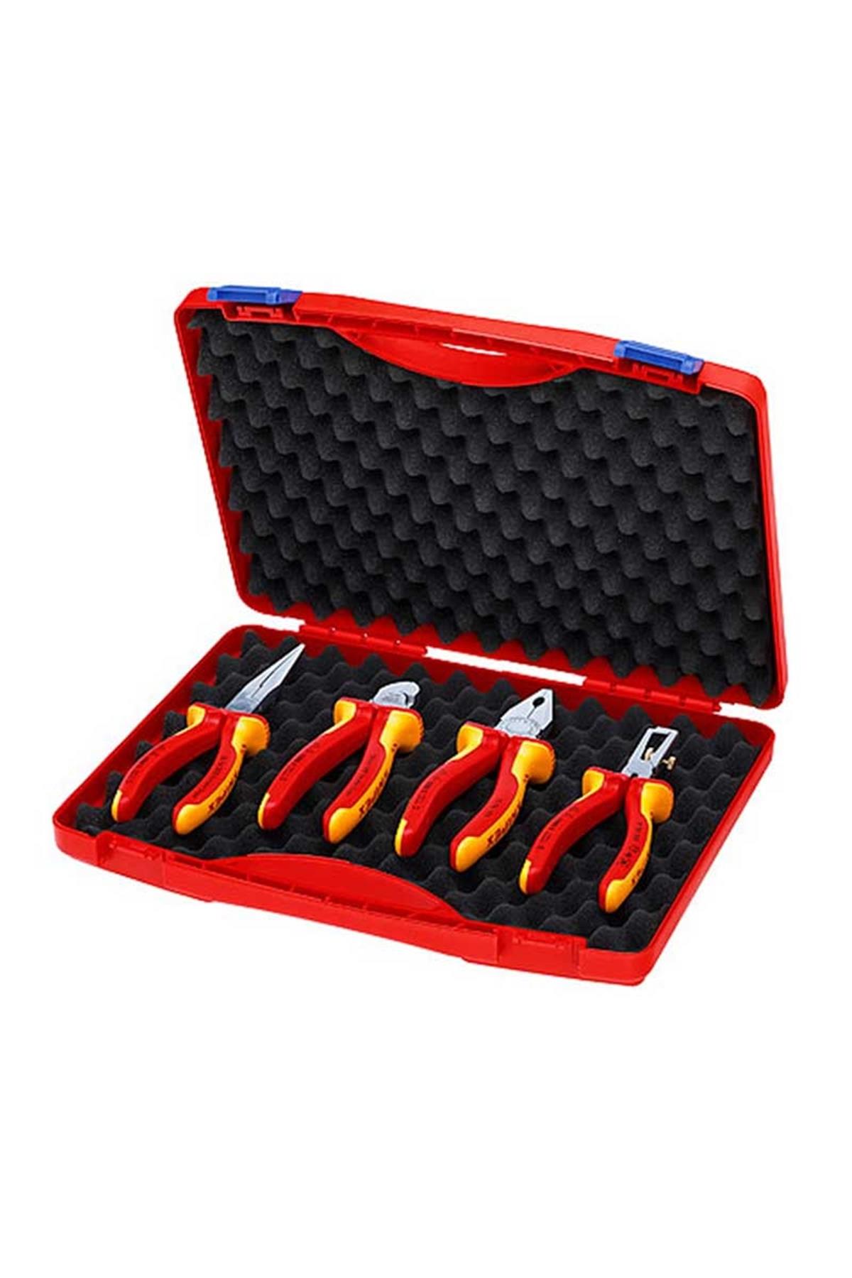 Knipex 00 20 15 - 4 Parçalı VDE Kompakt Kutu