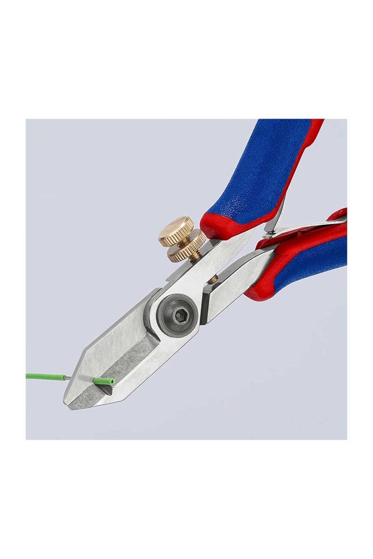 Knipex 11 82 130 Kablo Sıyırma Pensesi (Makas Tip)