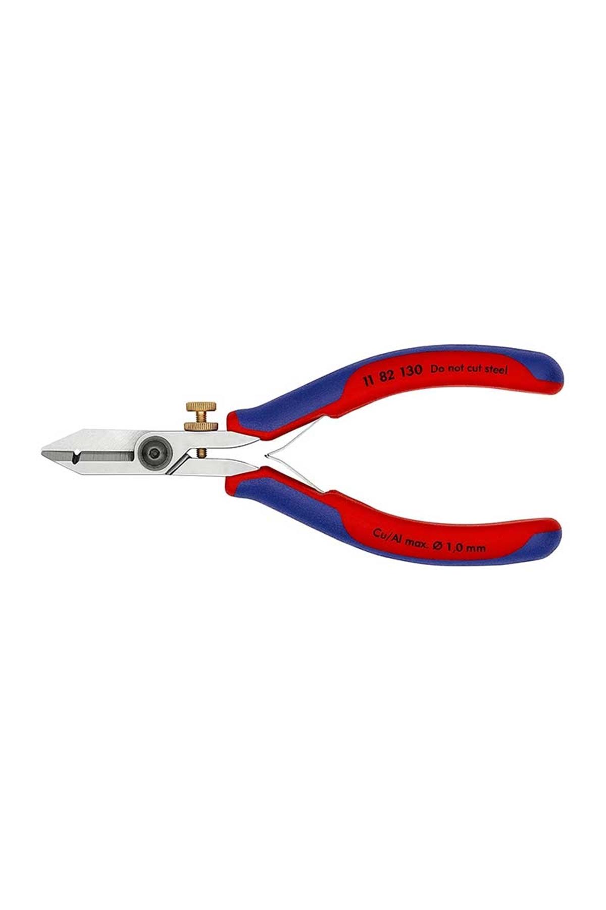 Knipex 11 82 130 Kablo Sıyırma Pensesi (Makas Tip)
