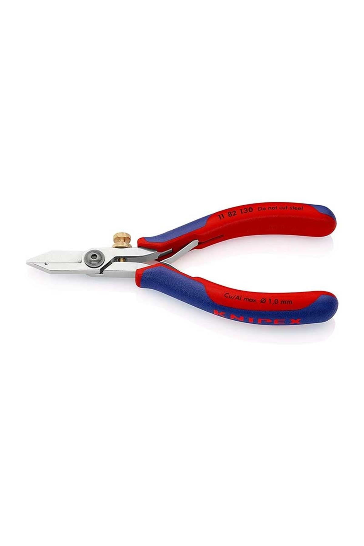 Knipex 11 82 130 Kablo Sıyırma Pensesi (Makas Tip)