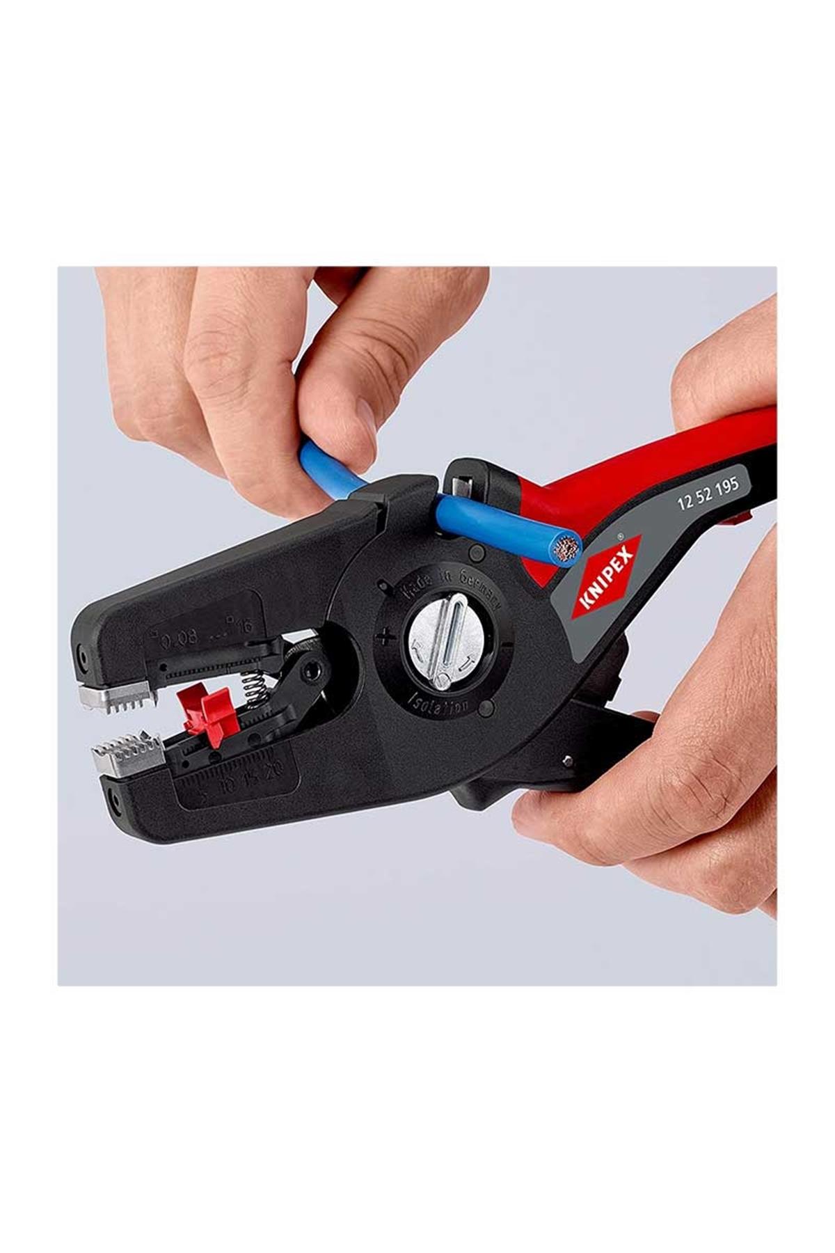 Knipex 12 52 195 Kablo Sıyırıcı