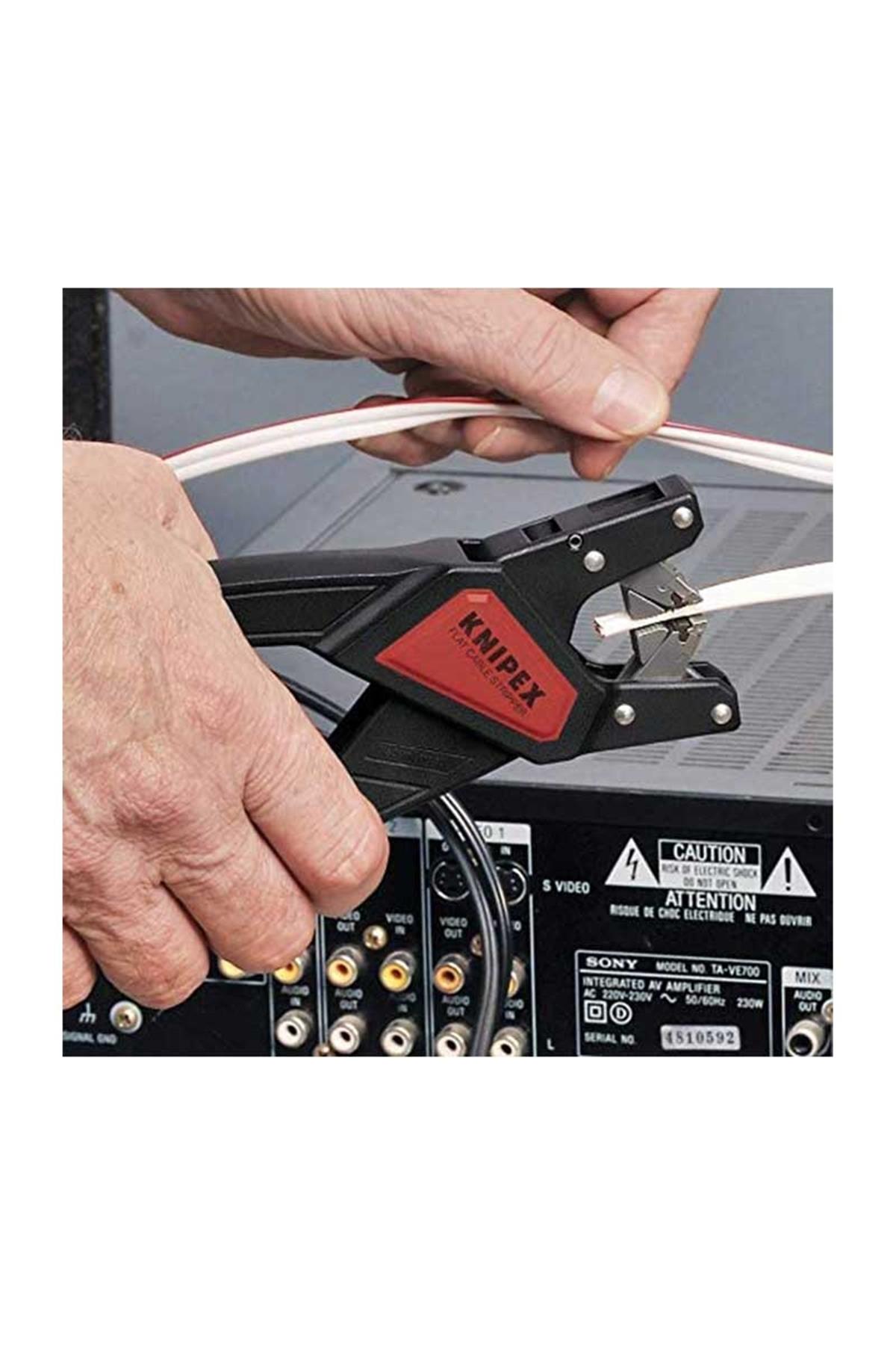 Knipex 12 64 180 Düz Kablo Sıyırma Aleti