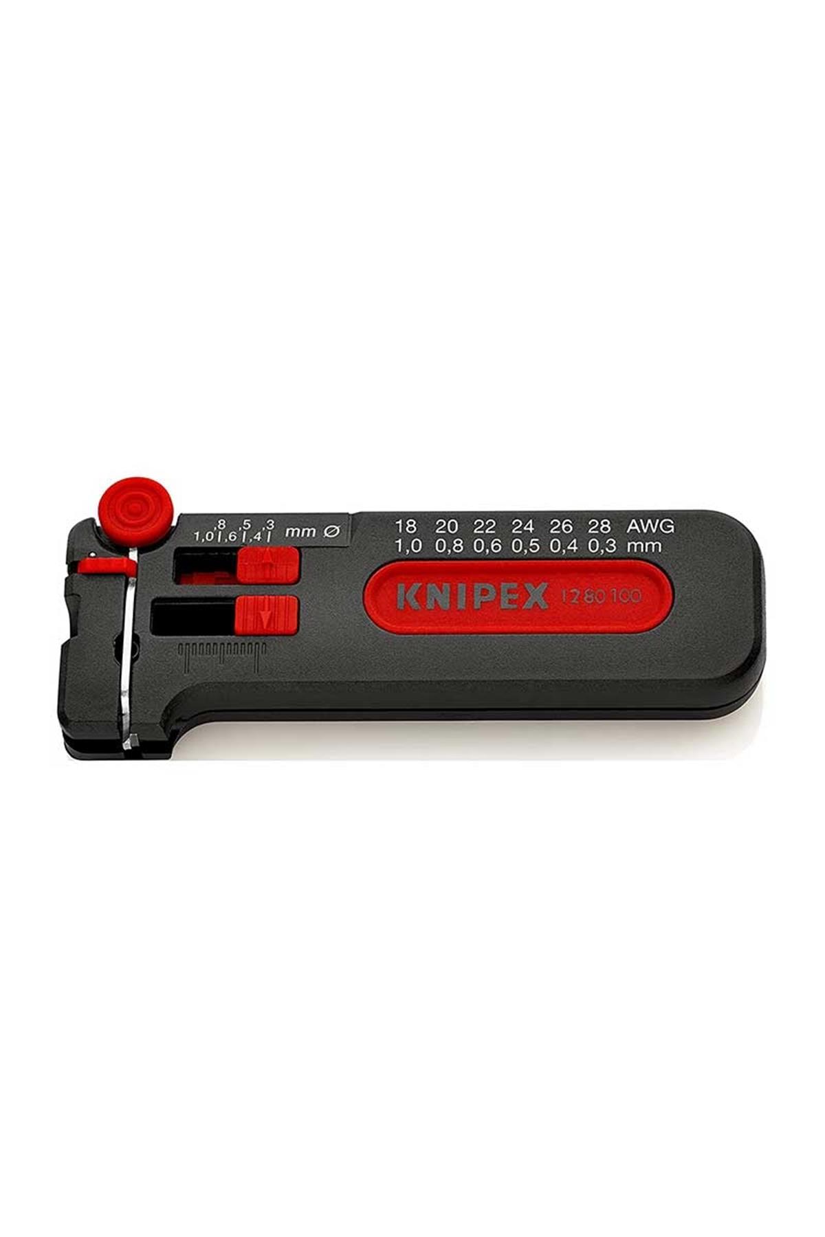Knipex 12 80 100 Mini Kablo Sıyırma Aleti
