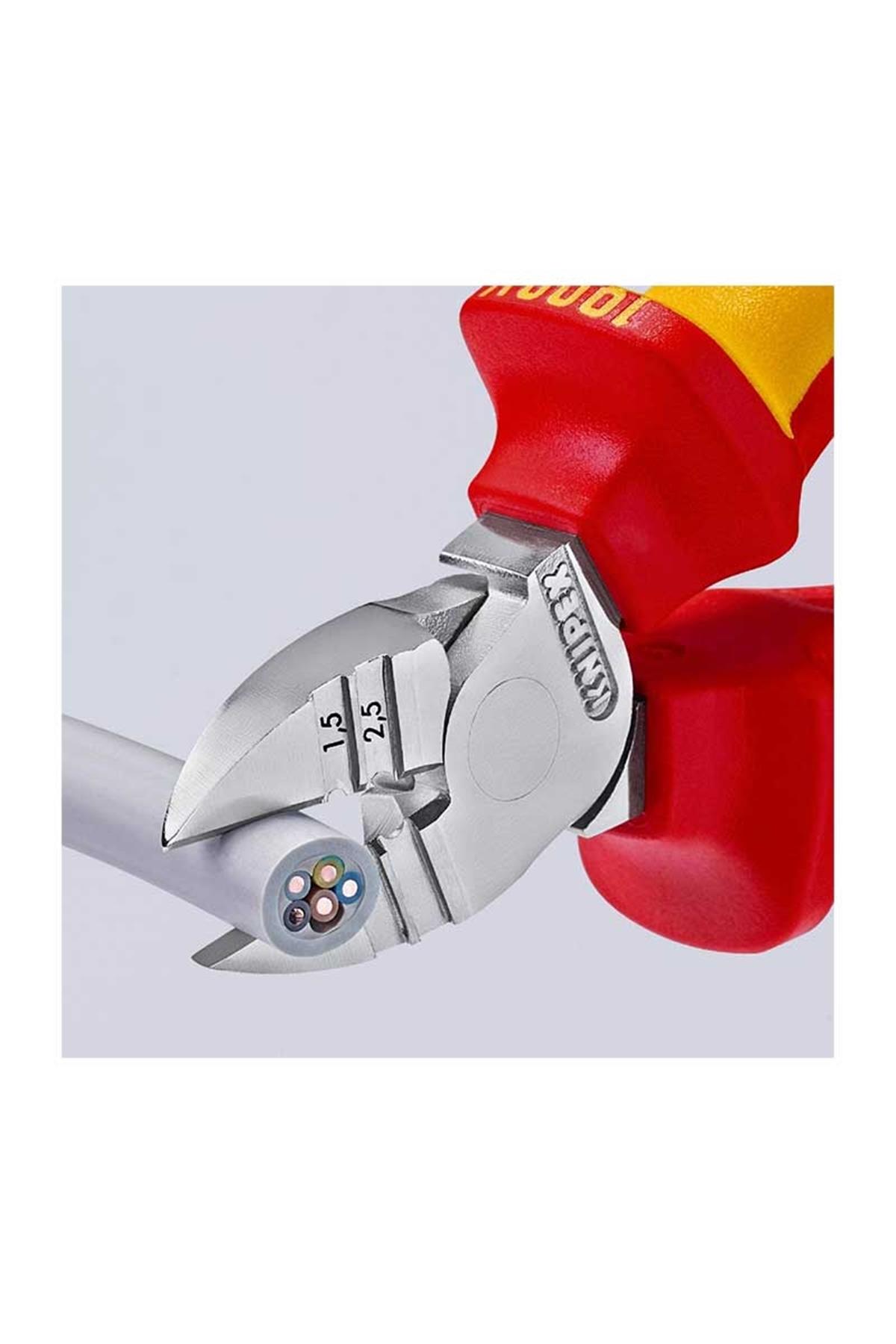 Knipex 14 26 160 VDE Sıyırıcılı Yan Keski