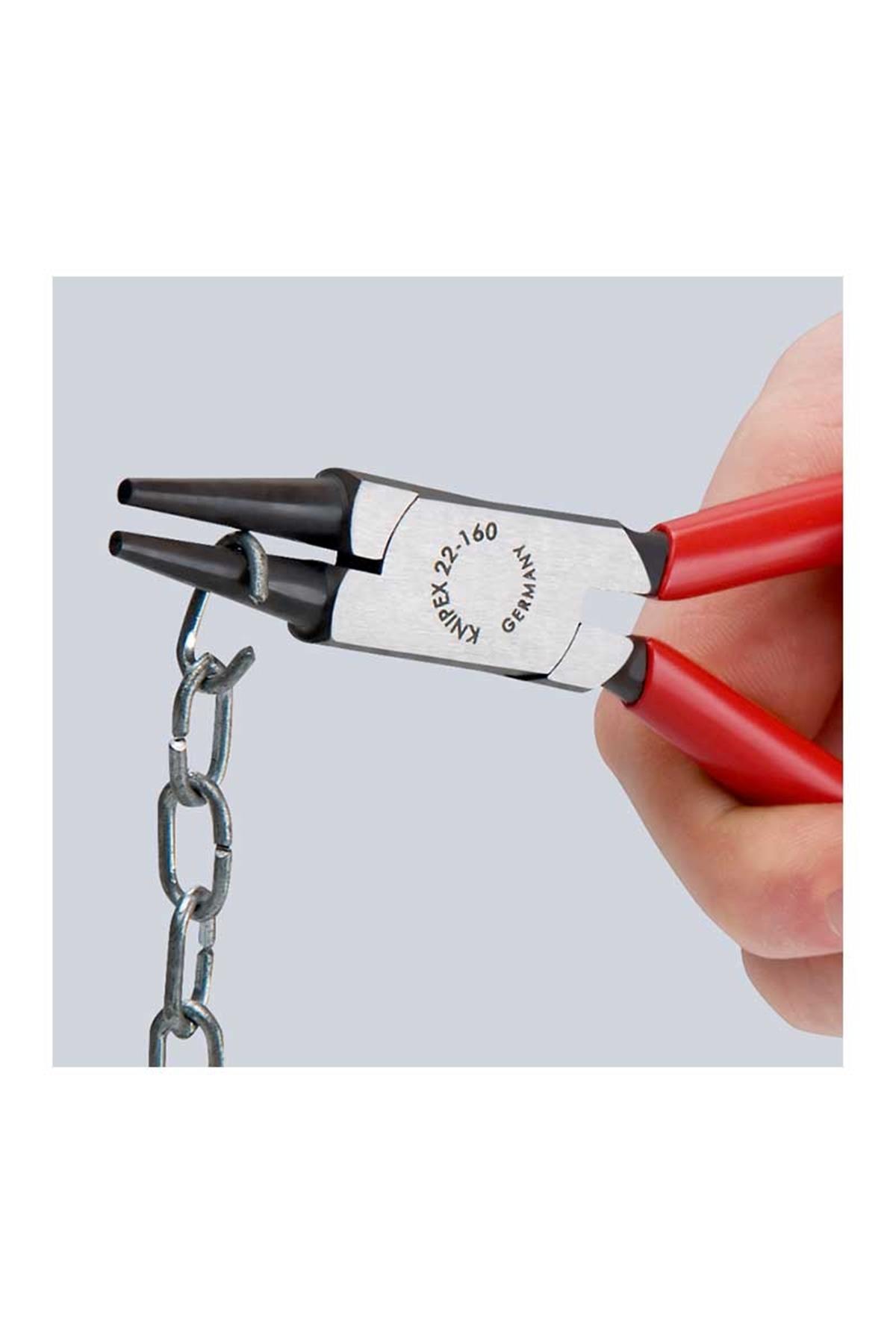 Knipex 22 02 140 Yuvarlak Uçlu Kargaburun