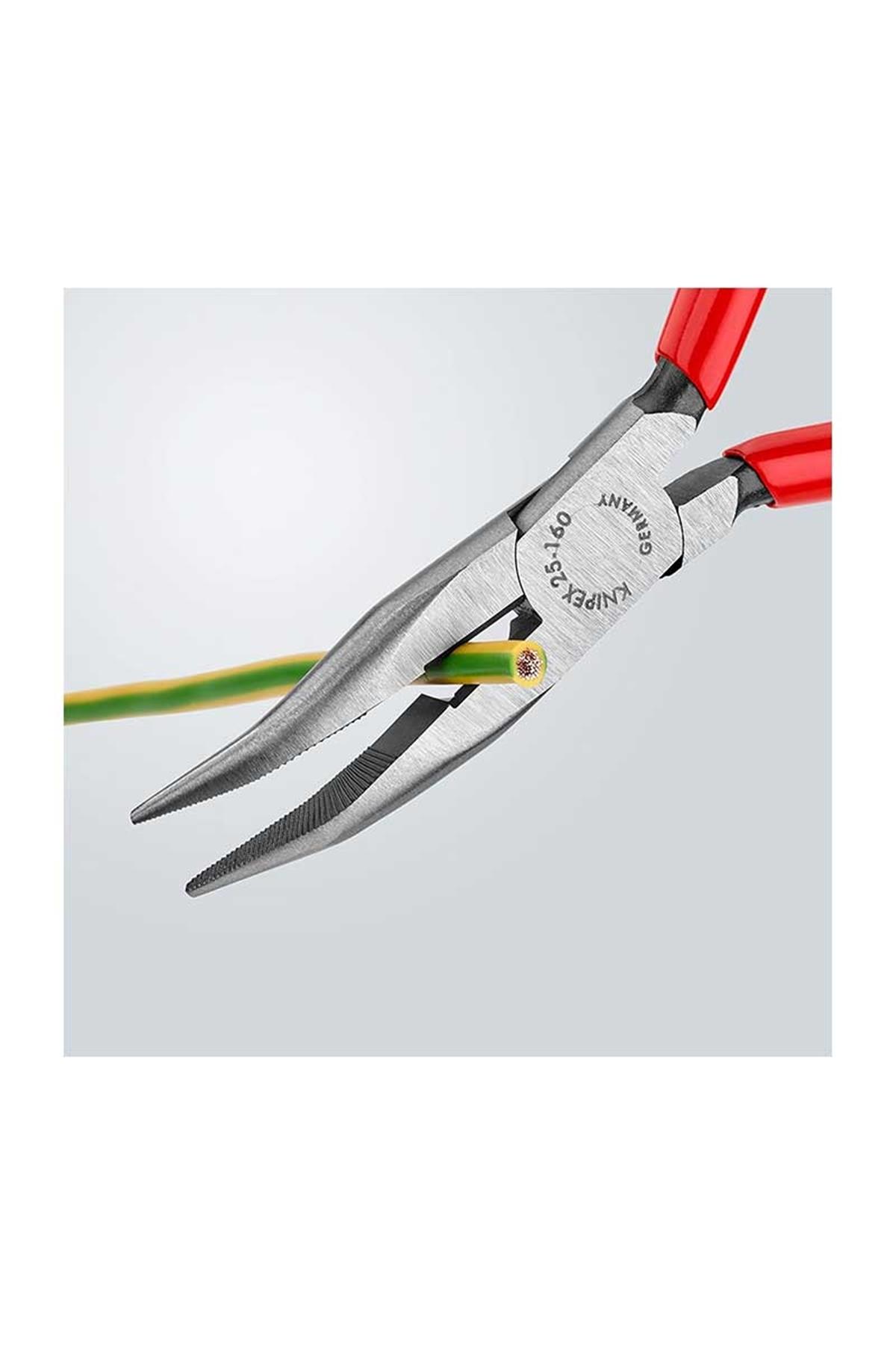 Knipex 25 21 160 Eğri Ağız Kargaburun