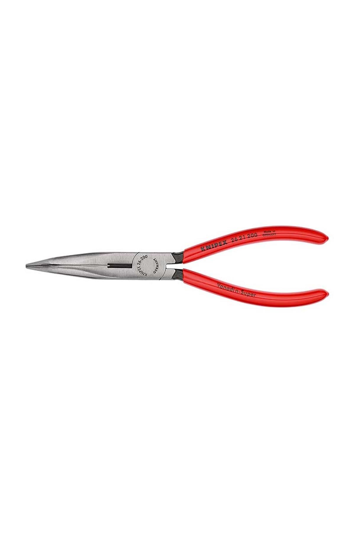 Knipex 26 21 200 Eğri Ağız Kargaburun