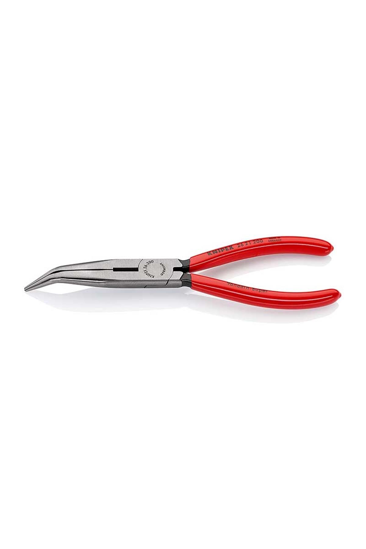 Knipex 26 21 200 Eğri Ağız Kargaburun