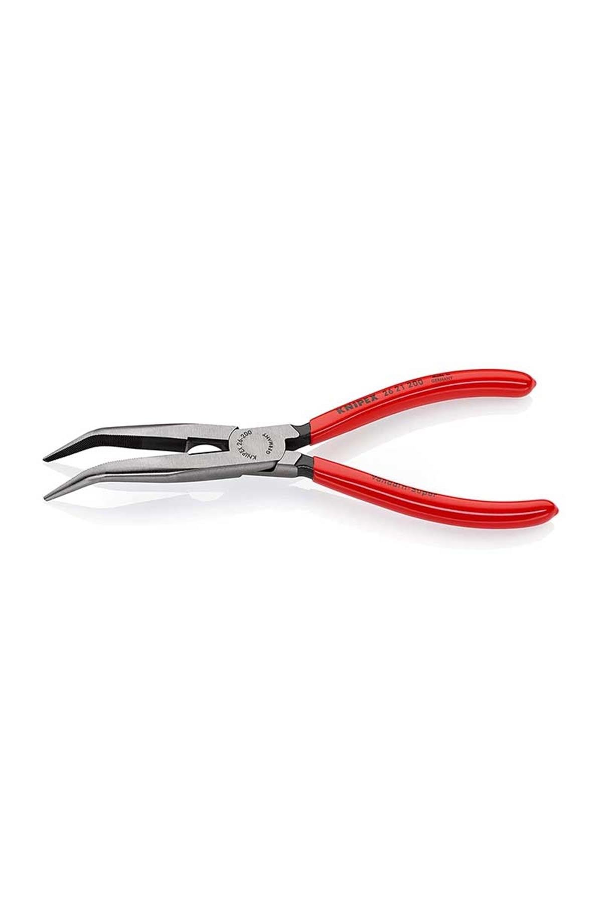 Knipex 26 21 200 Eğri Ağız Kargaburun