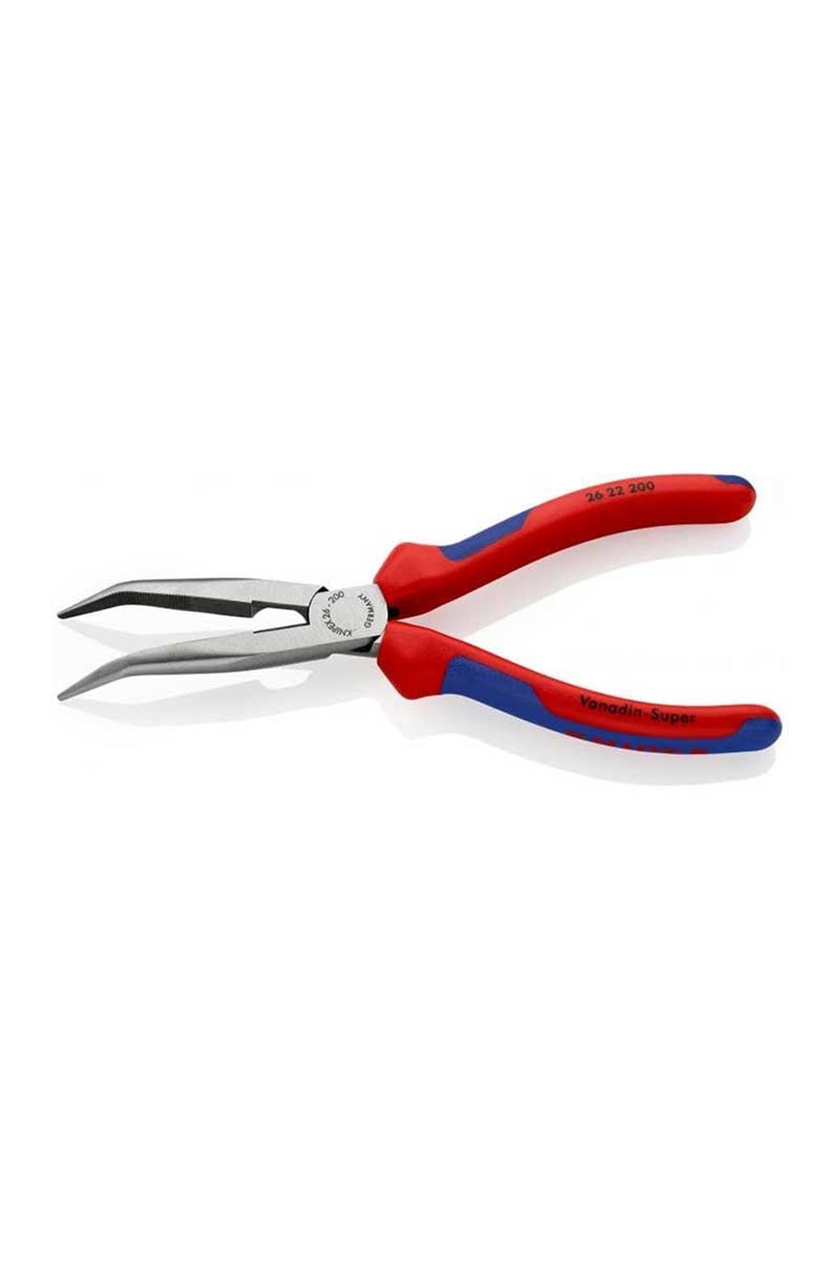 Knipex 26 22 200 Eğri Ağız Kargaburun