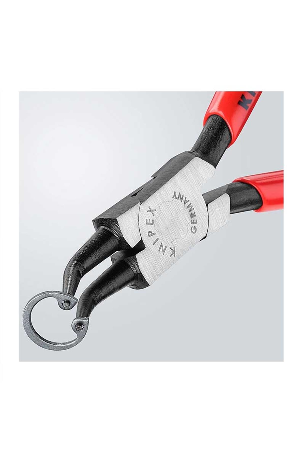Knipex 44 31 J12 Eğri 45° İç Segman Pensesi