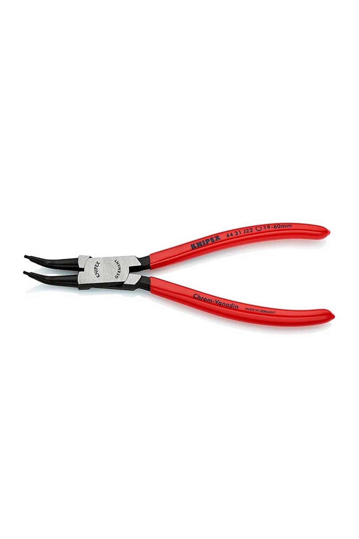 Knipex 44 31 J22 Eğri 45° İç Segman Pensesi