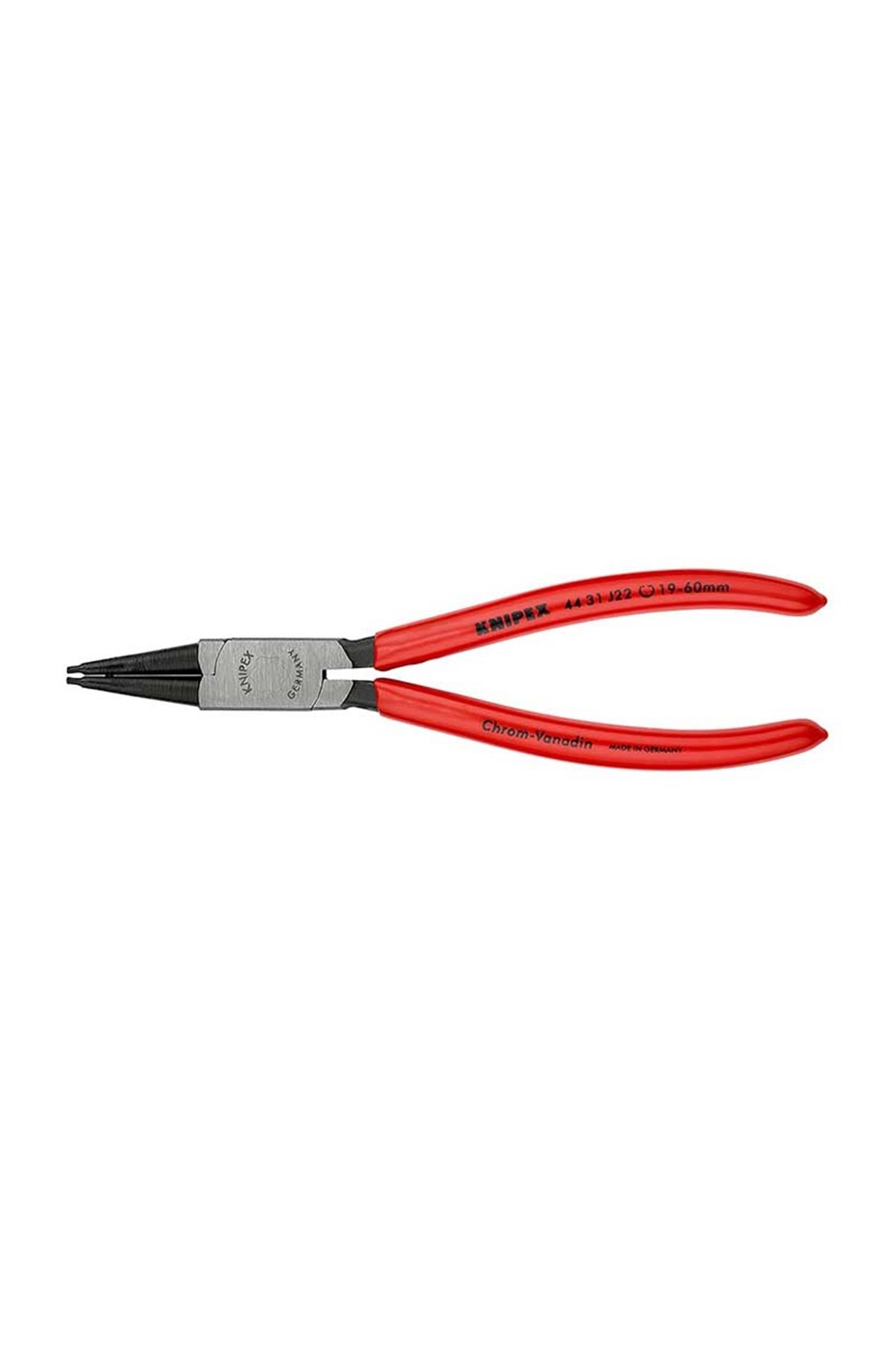 Knipex 44 31 J22 Eğri 45° İç Segman Pensesi