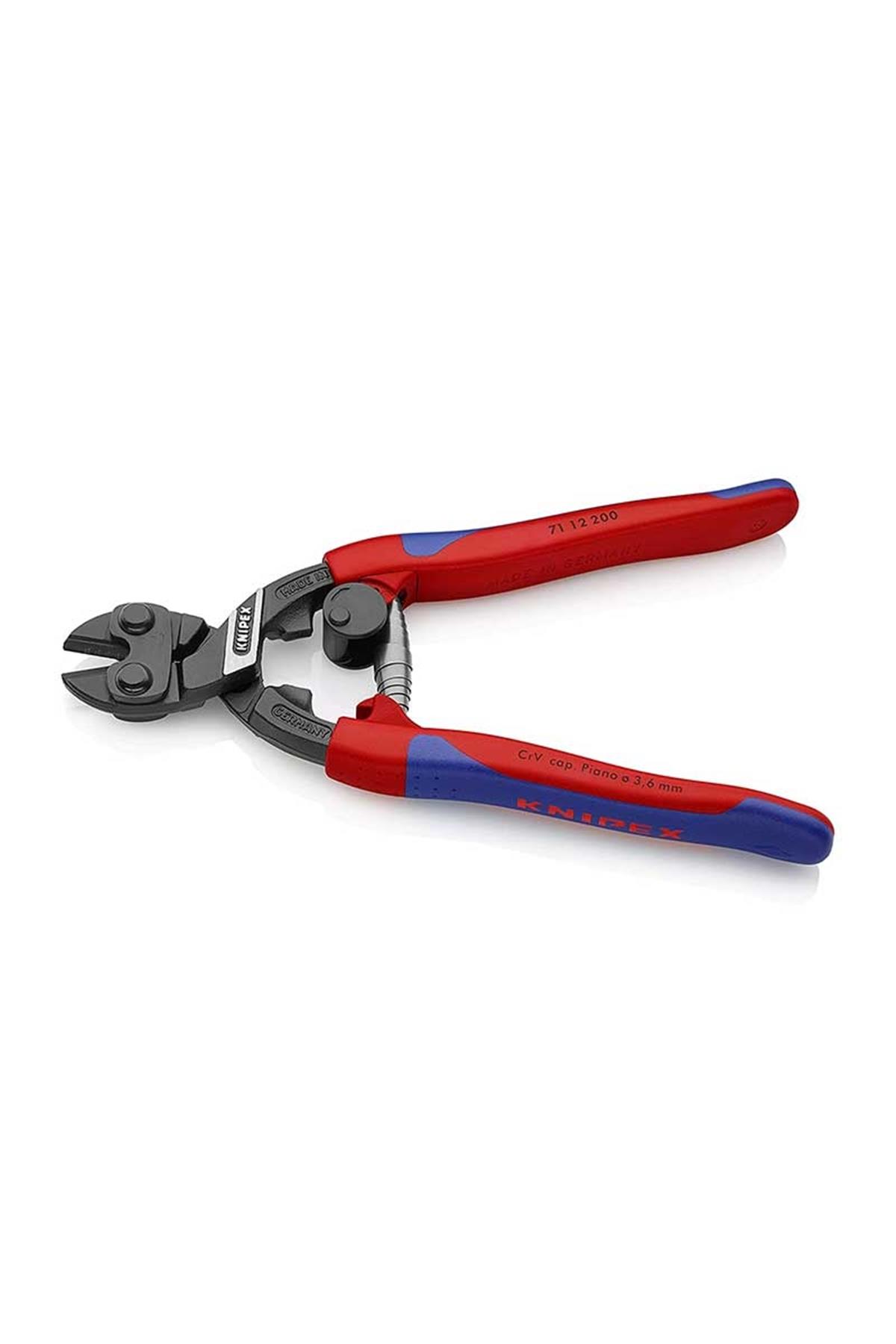 Knipex 71 12 200 Yaylı Kompakt Mafsallı Keski