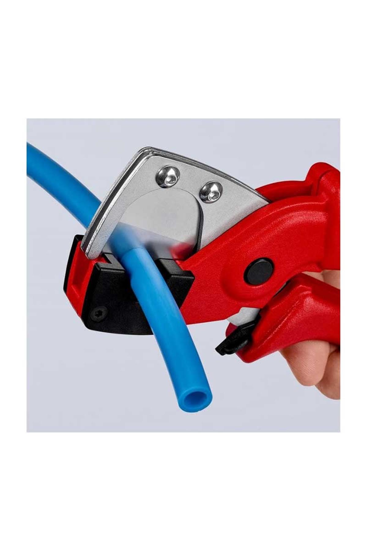 Knipex 90 10 185 Çok Katmanlı Plastik Boru Makası