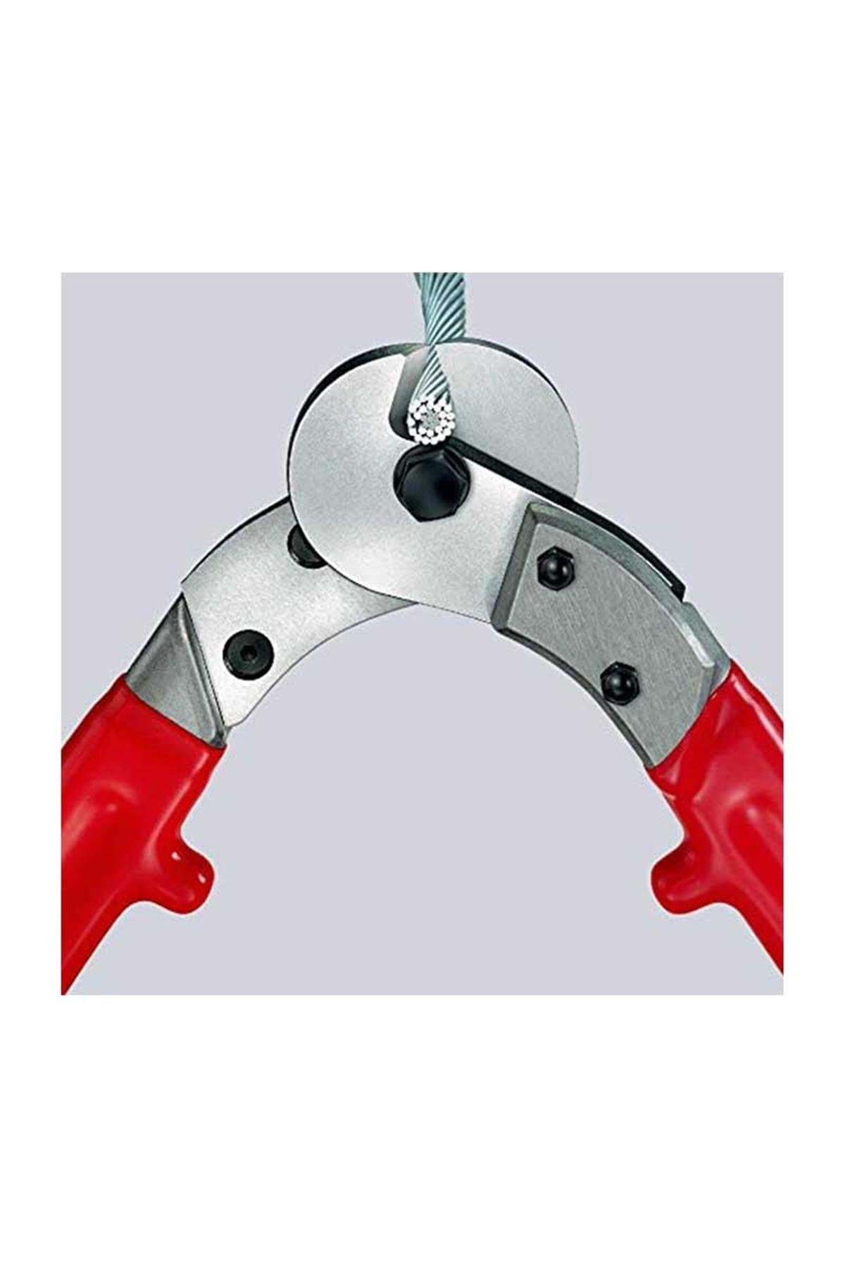 Knipex 95 77 600 VDE Çelik Halat Makası