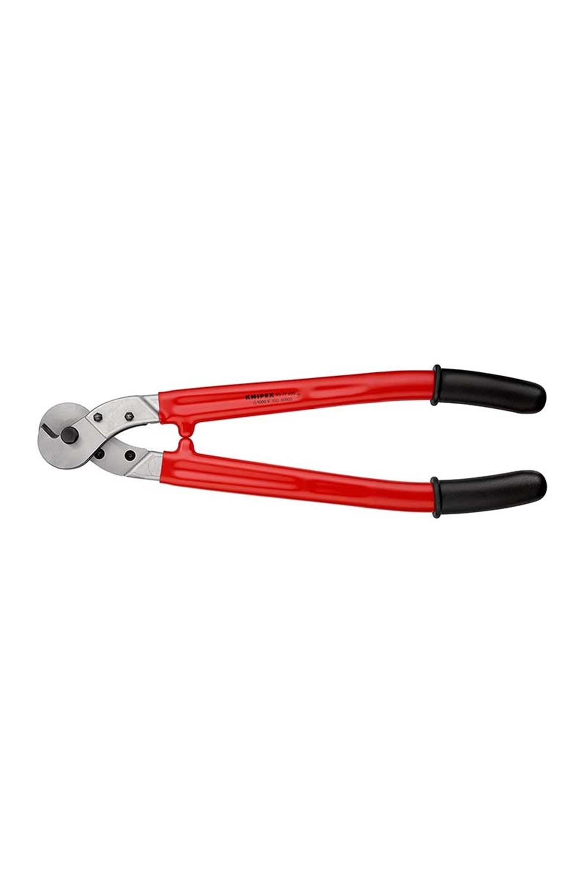 Knipex 95 77 600 VDE Çelik Halat Makası