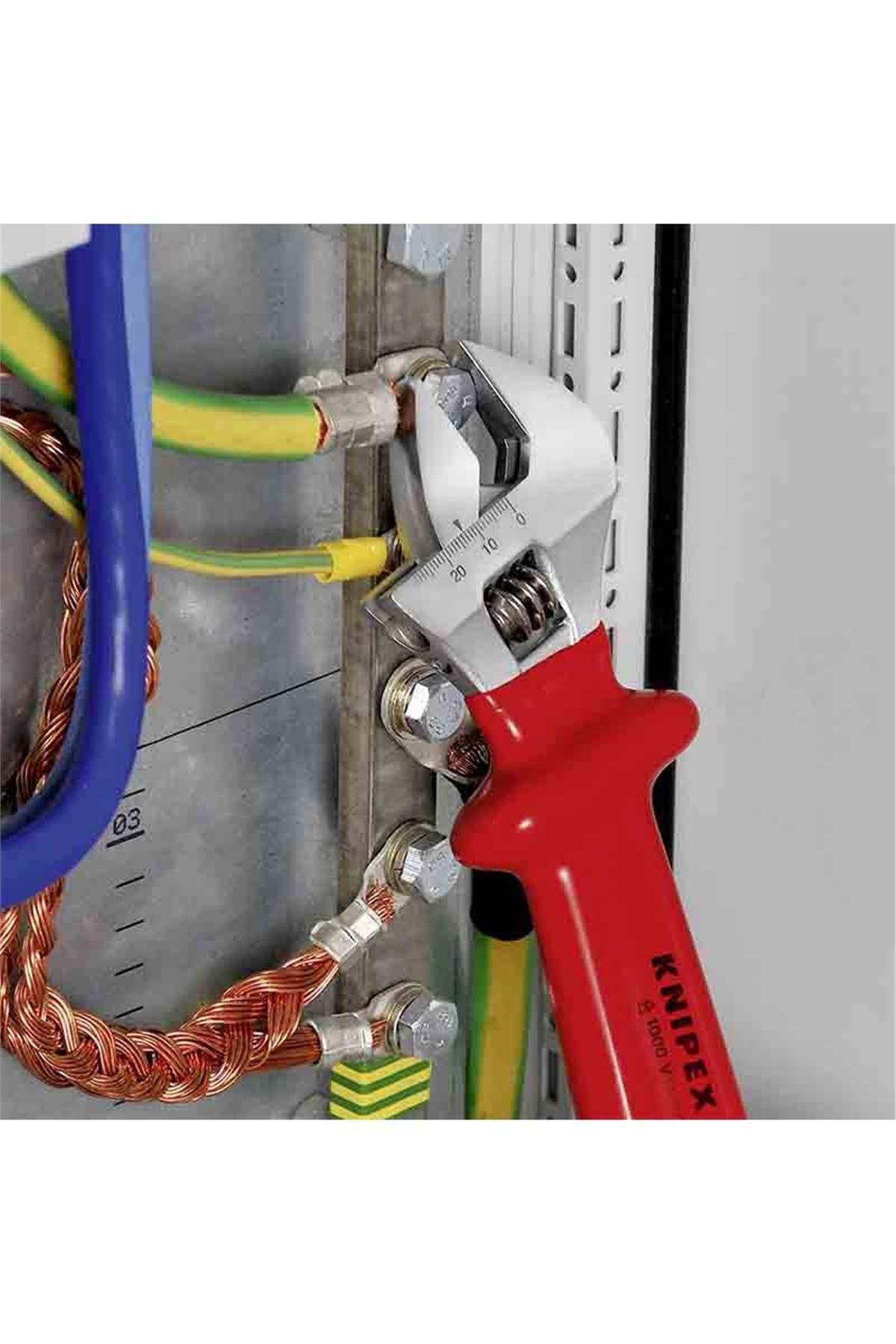 Knipex 98 07 250 VDE İzoleli Kurbağacık Anahtar