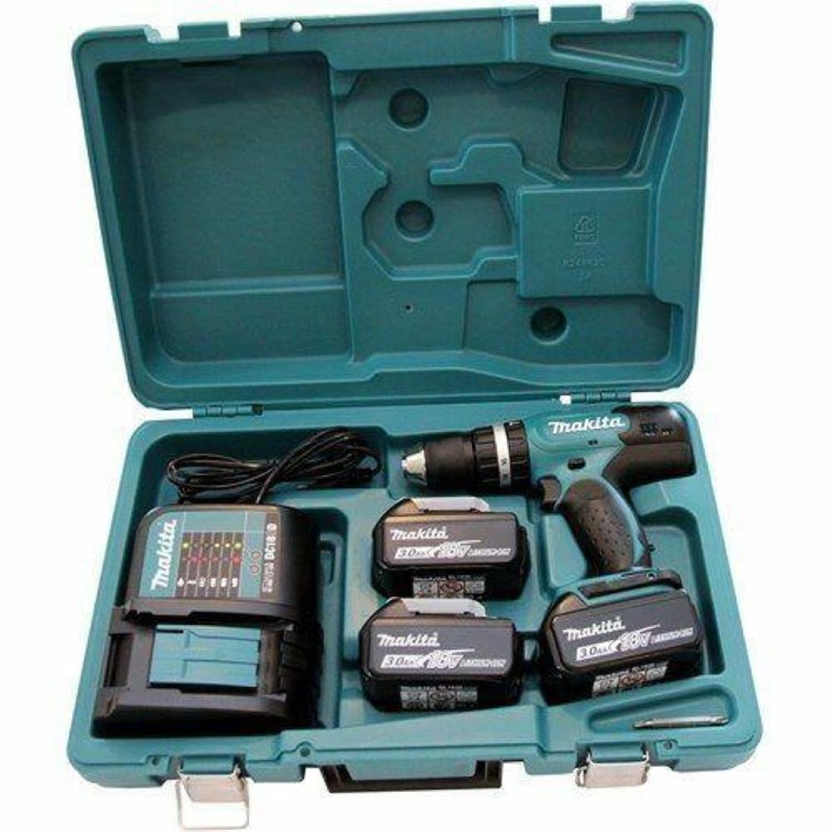 Makita DDF453SFE3 3 Akülü Matkap Vidalama