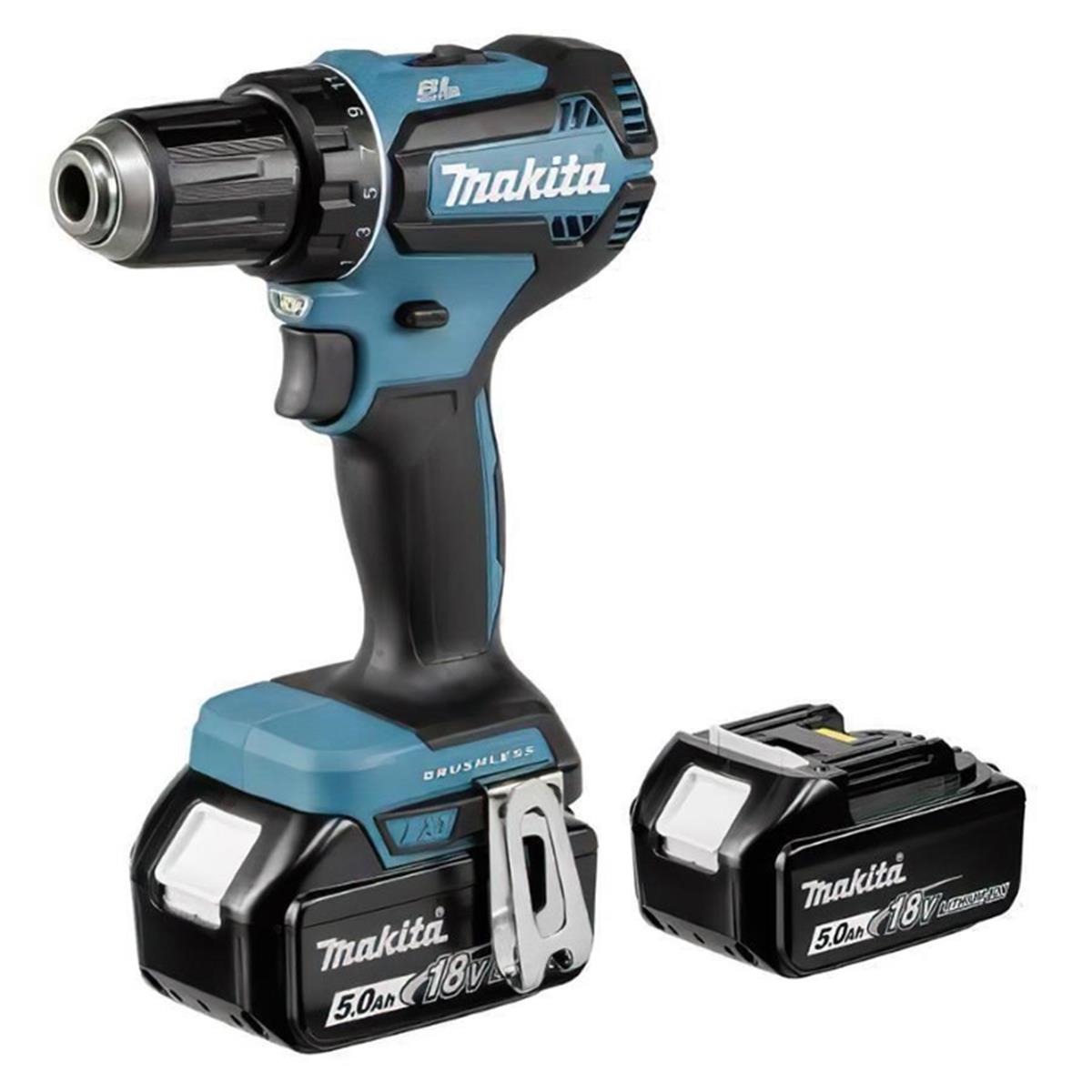 Makita DDF485RTJ Çift Akülü Darbesiz Matkap