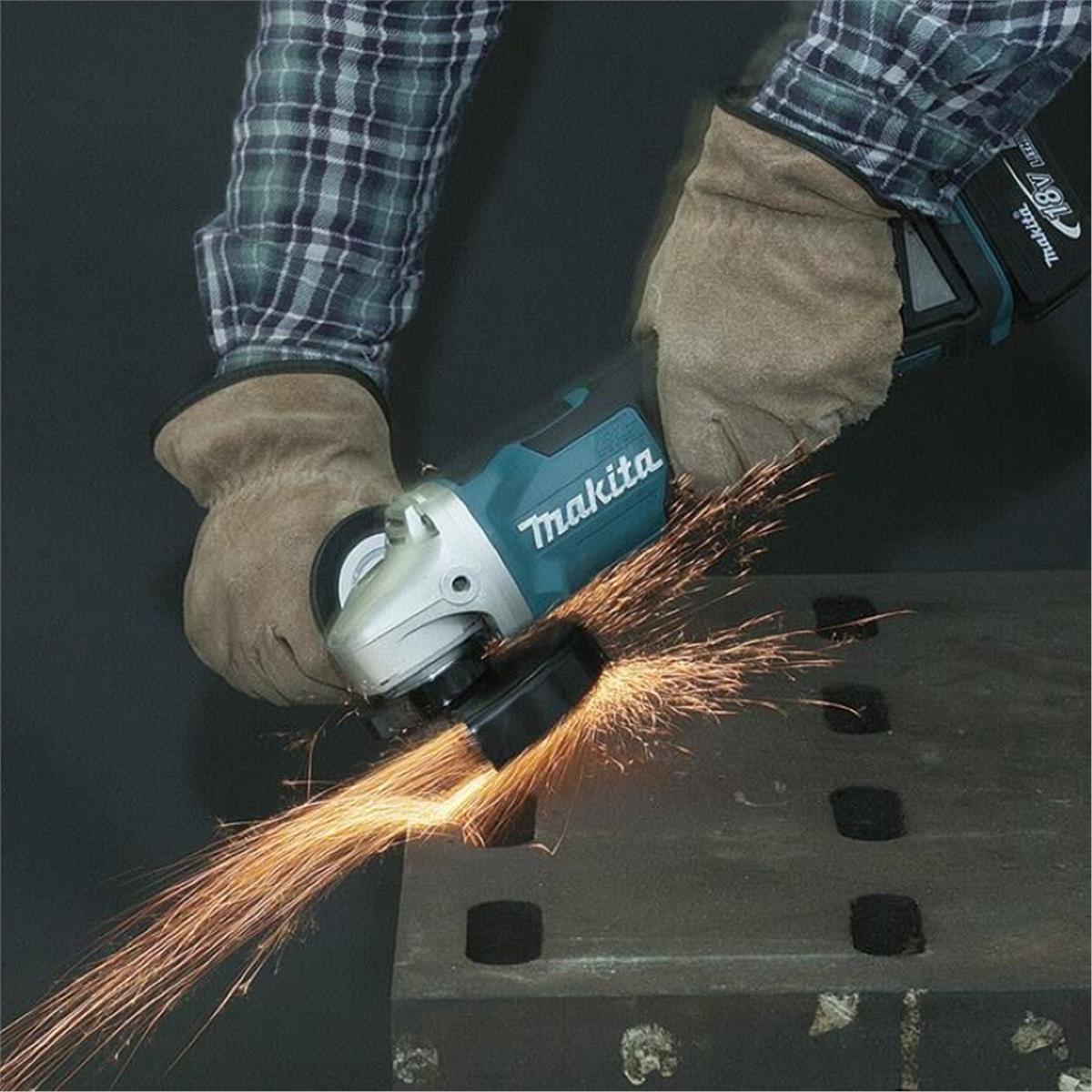 Makita DGA458Z Akülü Avuç Taşlama