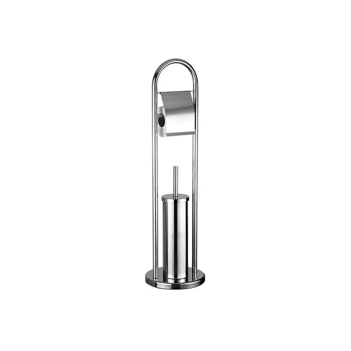 Maxiflow Ayaklı WC Fırçalık Set Krom